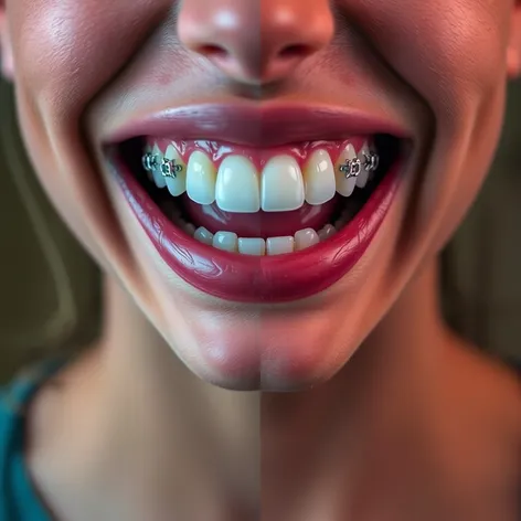 dental braces before and