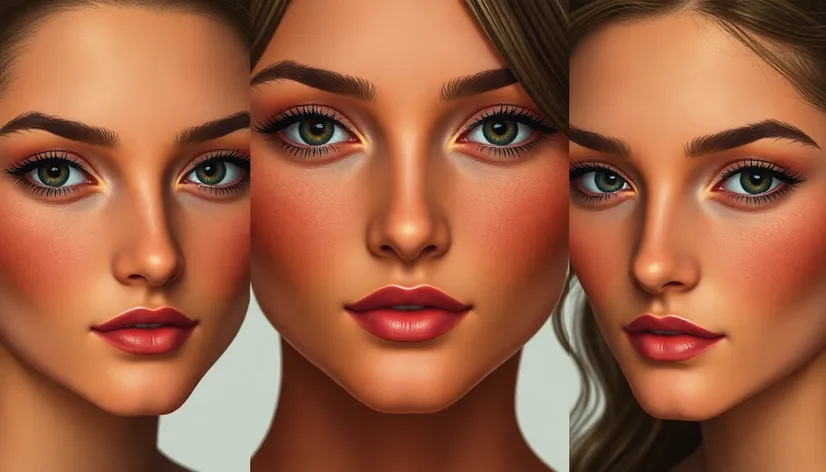 women's faces to draw