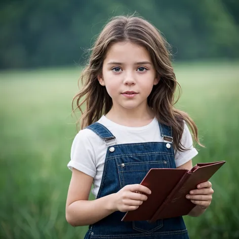 Cute brunette kid