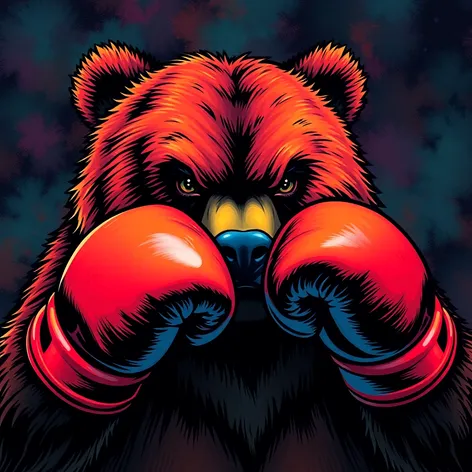 bear with boxing gloves