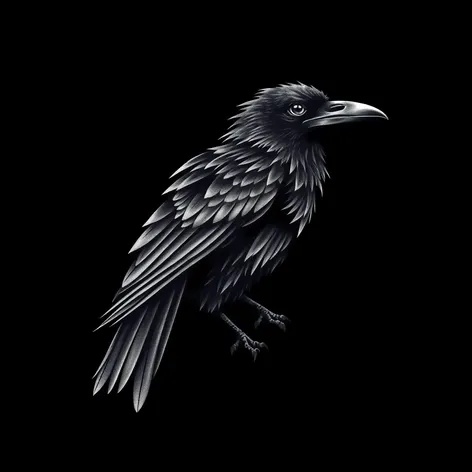 raven bird tattoo