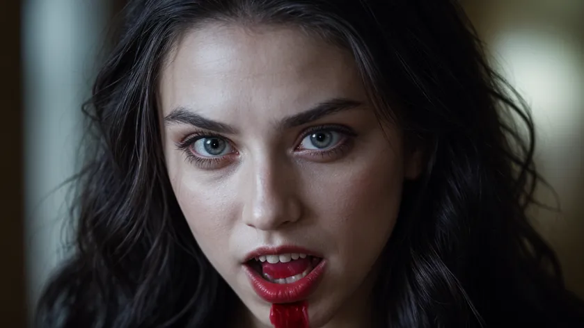 beautiful innocent vampire girl