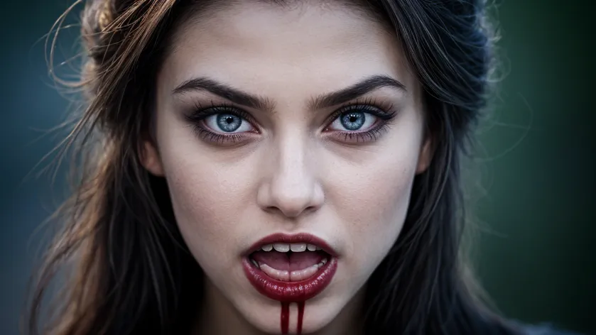 beautiful innocent vampire girl