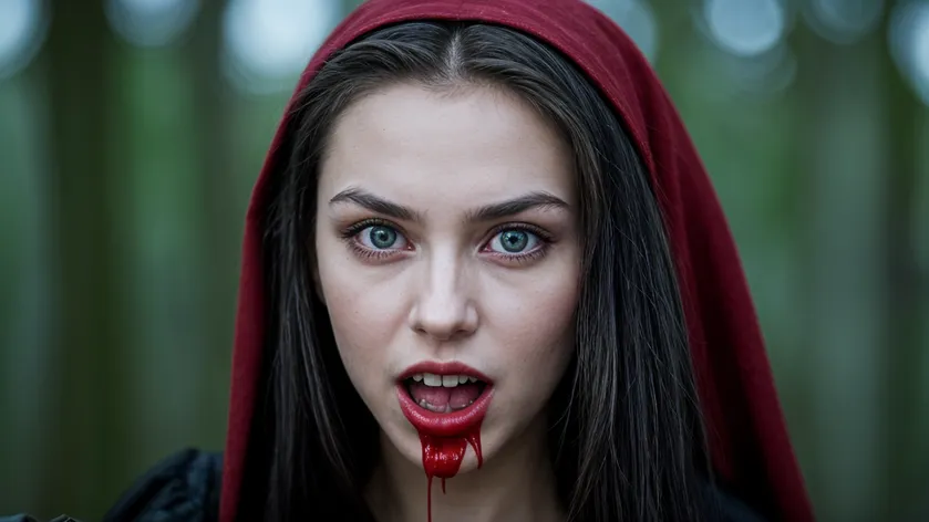 beautiful innocent vampire girl