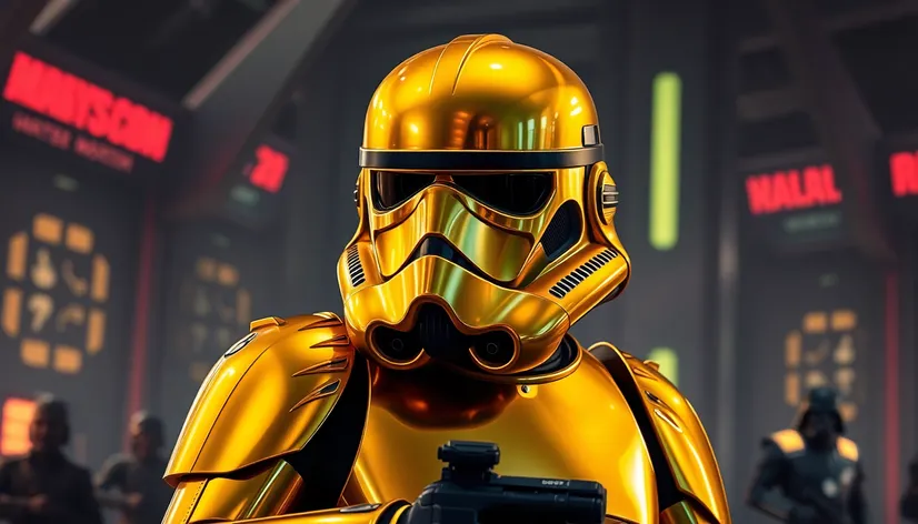 gold stormtrooper costume