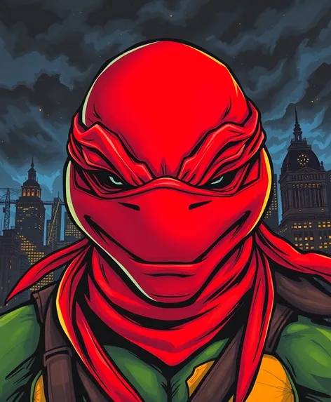 ninja turtle red mask