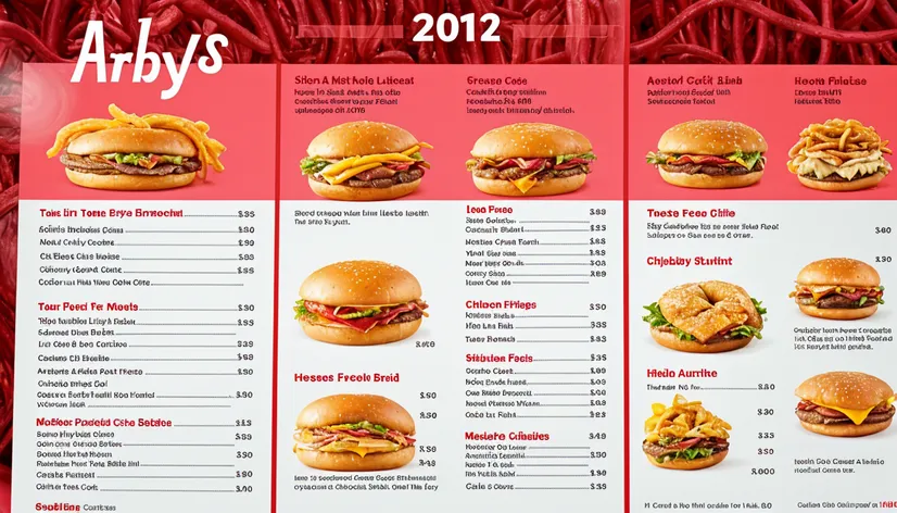 arby's menu with prices