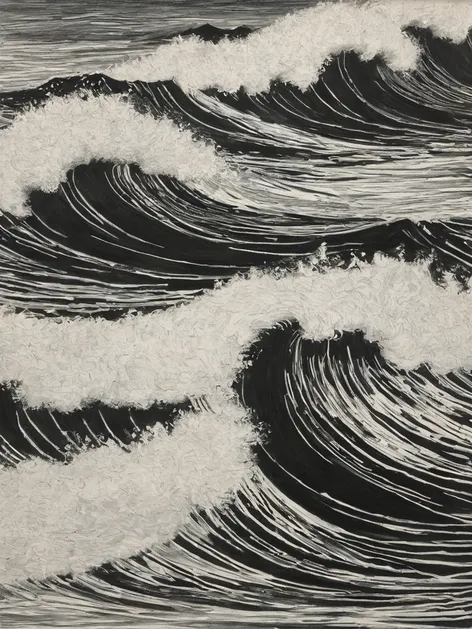 waves drawing