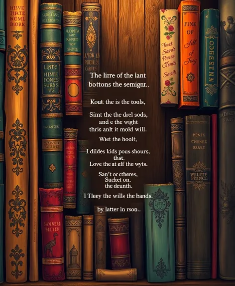 bookshelf banner poetry