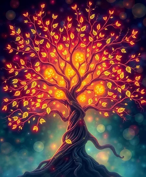 magical tree drawing