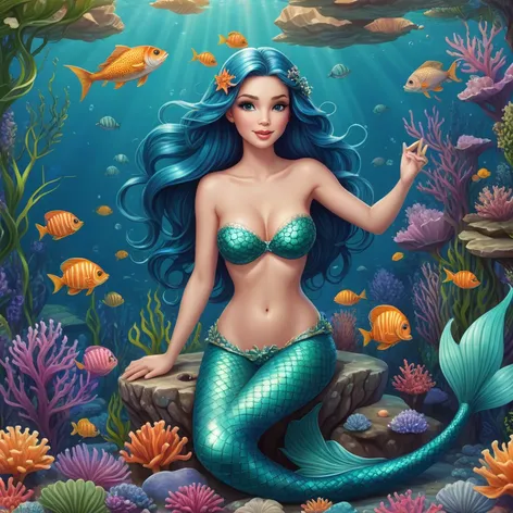 mermaid cartoon