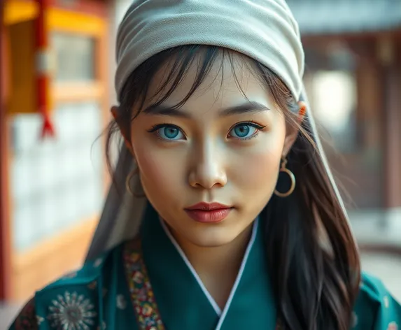 asian eyes blue