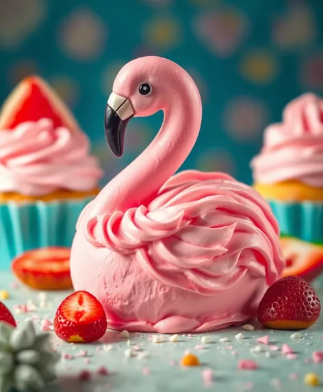 flamingo cake