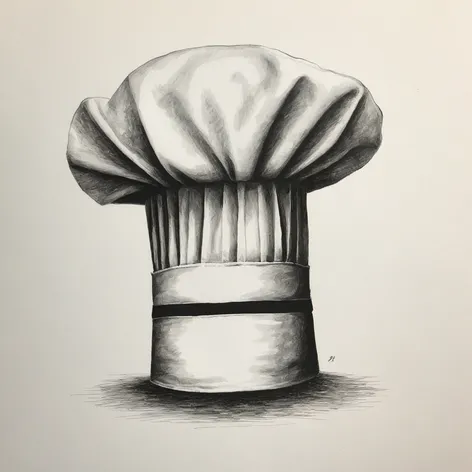 chef hat drawing