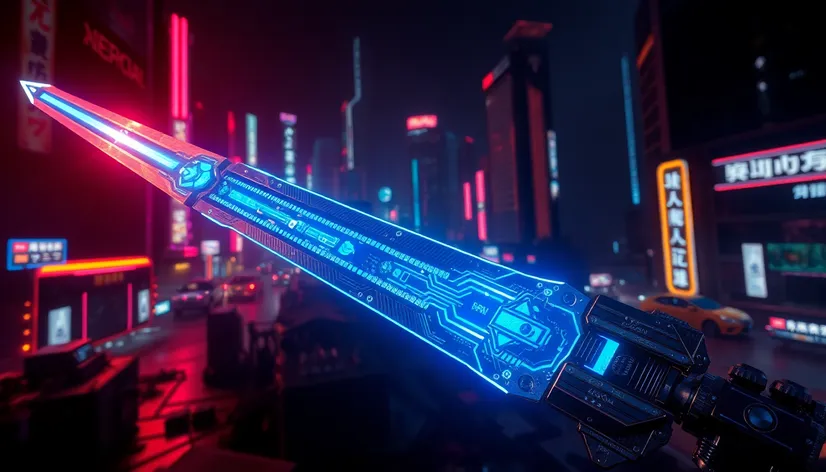 cybernetic sword