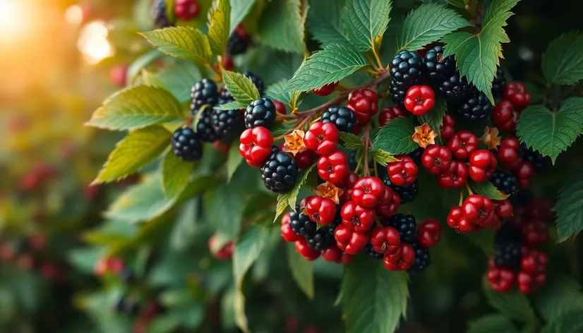 blackberry on a tree