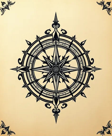 compass tattoo designs