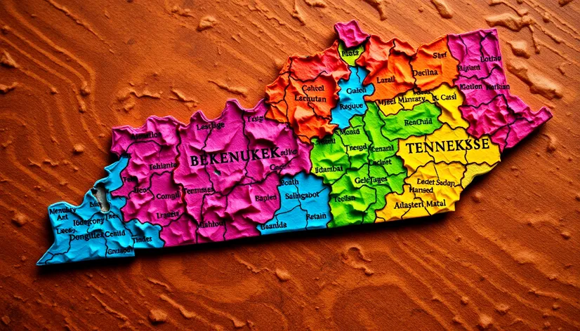 map of kentucky and