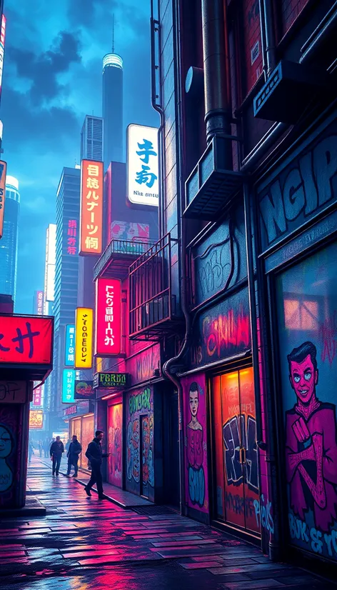 cyberpunk spray paint