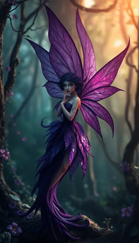 dark purple fairy