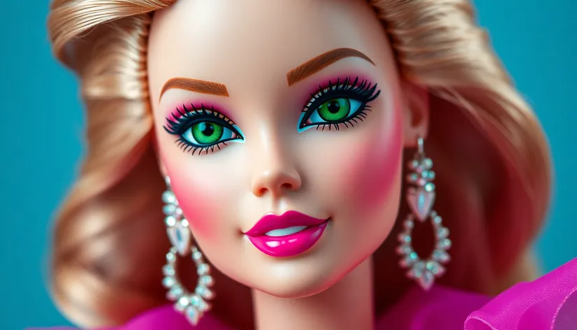 green eyed barbie doll