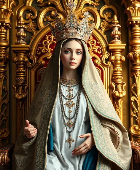 virgin mary queen of