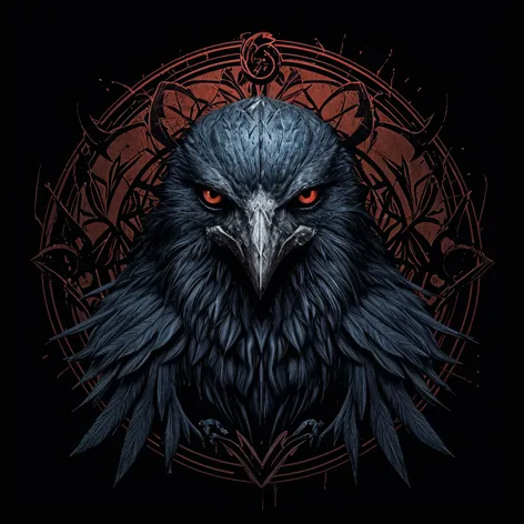 logo of a raven