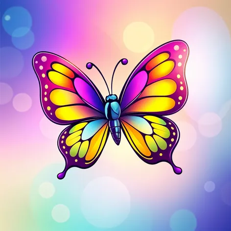 cute logo butterfly