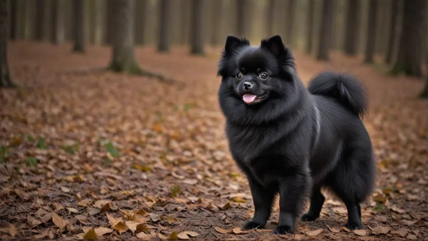 black pomeranian