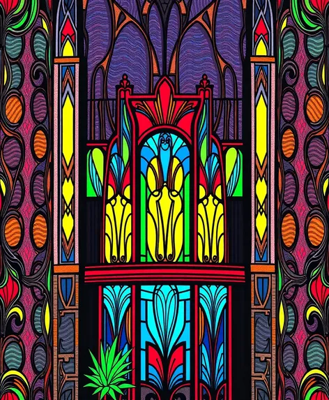 art deco pattern