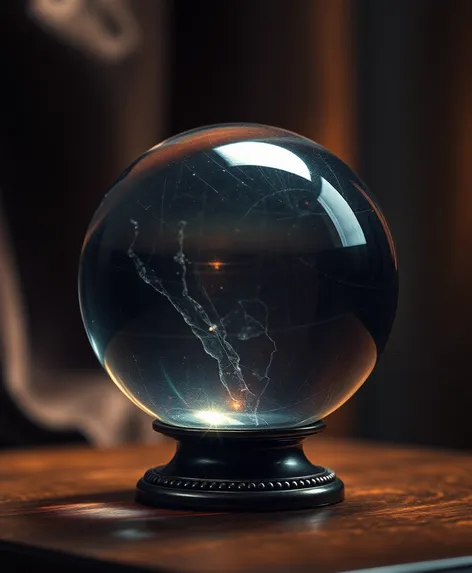 antique crystal ball