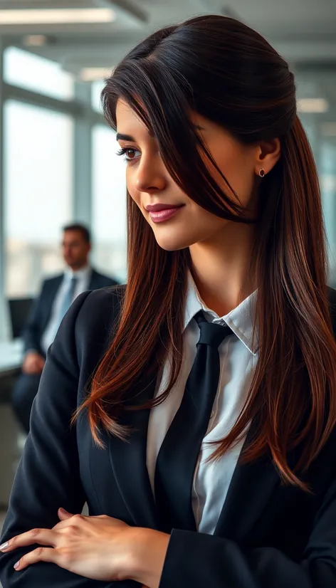 business woman hair