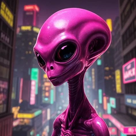 pink alien