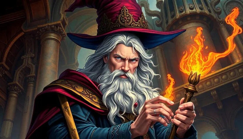 male wizard art