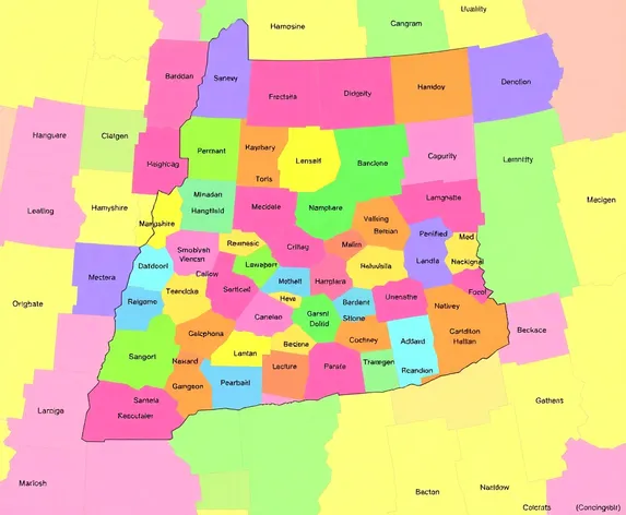 new hampshire counties map