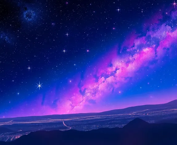 night sky anime