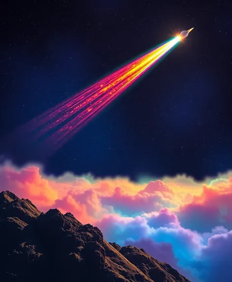 rainbow comet