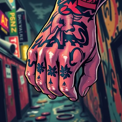 knuckle tattoo