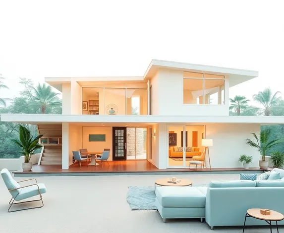 mid century modern house