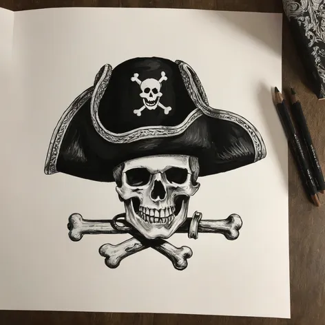 pirate hat drawing