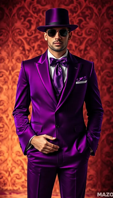 pimp purple suit