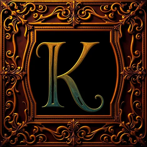 cursive capital k