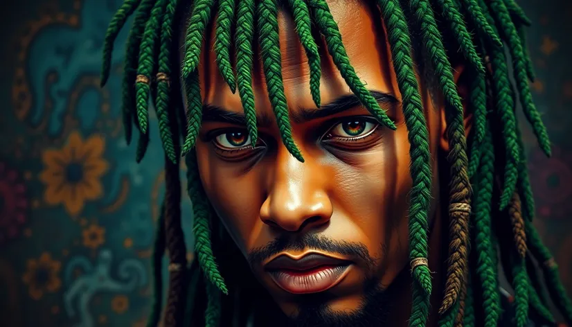 green dreads male