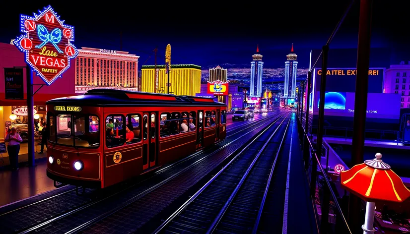 vegas tram map