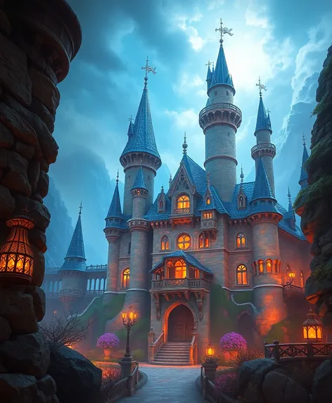 beautiful fantasy castle