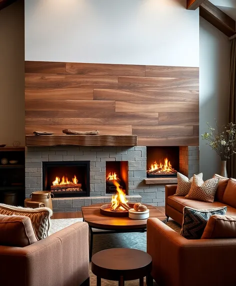 modern fireplace mantels