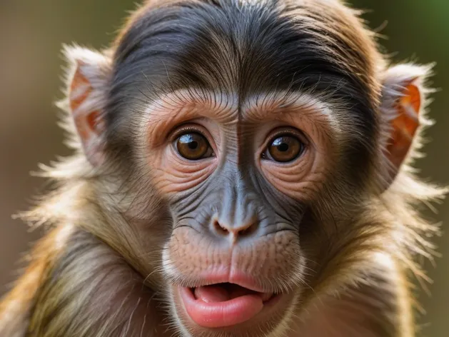 monkey with big lips
