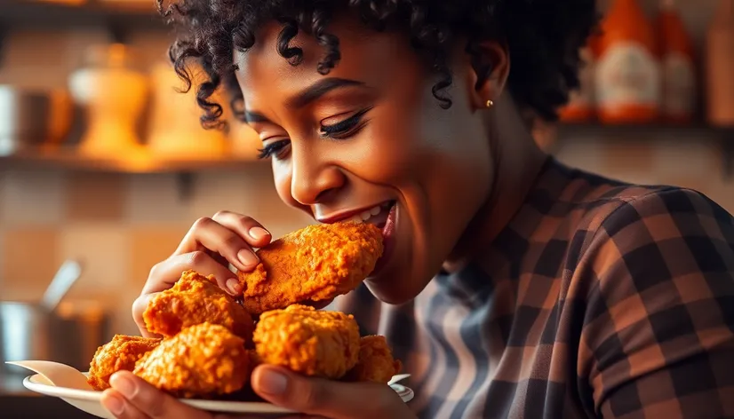 black people eat chicken