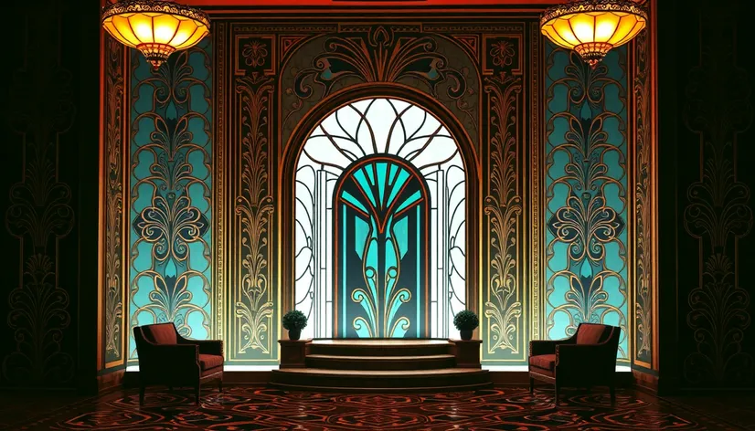 art deco paintings