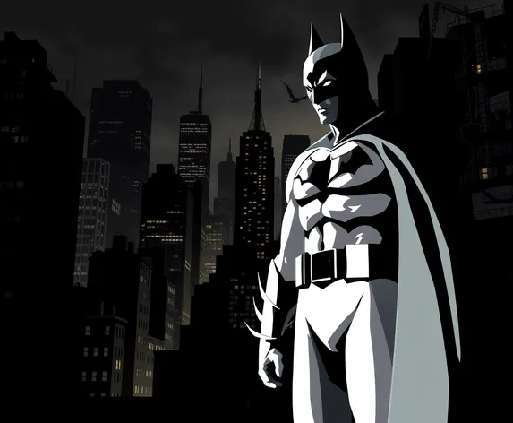 white batman suit